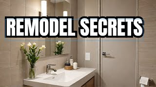 💡 Small BATHROOM REMODEL Secrets | Cost of Bathroom Renovations | Life-Changing Bathroom Redo Ideas