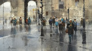 CHIEN CHUNG WEI  Watercolor painting  570