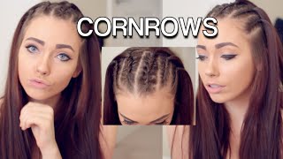 Corn Rows Hair Tutorial ft. Shybexa Hair Extensions