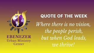 Bible Studies - Ebenezer Urban Ministry Center