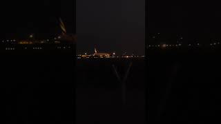 Emirates B777 taking off from larnaca at night