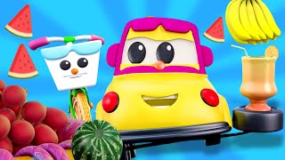 Fruits Song Hector The Tractor and Car Cartoon for Babies