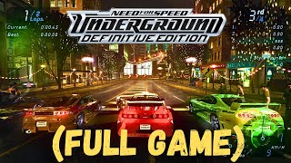 Need For Speed Underground 1 Definitive Edition - (Full Game play & Walk Through) [4K HDR 60 Fps]