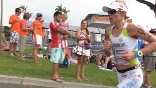 Watch Mirinda Carfrae bike & run the hot corner at 2012 Ironman World Championships