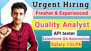 Software Testing Jobs | QA Fresher Jobs | Manual Testing Jobs | Automation Testing Job | Testing Job