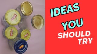 4 Amazing Ideas to Repurpose Glass Jars 🔥