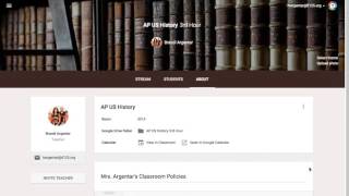 Google Classroom Quick Intro