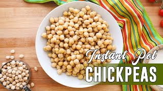 Instant Pot Chickpeas / Garbanzo Beans + Recipe for Hummus! 🙌🏻