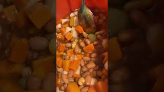 One can of beans and mixed vegetables #food #canfood