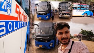 "DELHI TO AHMEDABAD" Almost 1000 kms (18h) Luxurious bus journey of "SHRINATH SOLITAIR" Bus service❤