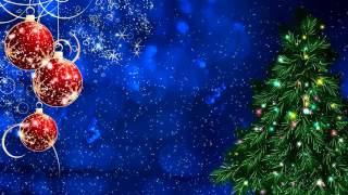 Background footage festive Christmas tree and Christmas toys