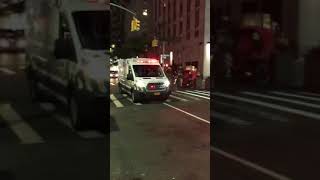 SENIOR CARE EMS AMBULANCE responding in NYC