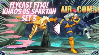 MvC2 - NullDC Flycast FT10 - Khaos vs Spartan SET 3 03/13/24 - No Commentary