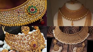 Latest Bridal Gold Choker Necklace Designs