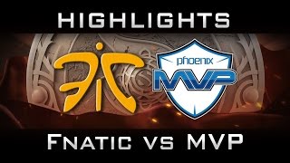 Fnatic vs MVP The International 2016 TI6 Highlights Lower Bracket Dota 2