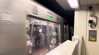 Toei Subway Oedo Line Set 12-501F Departing E09 Ueno-okachinachi Station