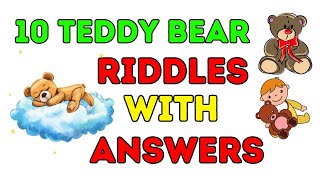 TEDDY BEAR RIDDLES WITH ANSWERS #teddybearriddles #teddybear