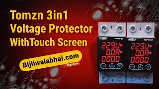 Tomzn Touch screen 3IN1 adjustable voltage protector with energy meter