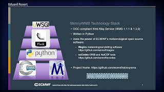 FOSS4G 2022 | SkinnyWMS Meteorological Web Map Service