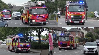 Fire Service response to High Rise Building Fire - Ipswich, Suffolk