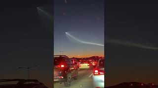 Space X star link launch from Arizona