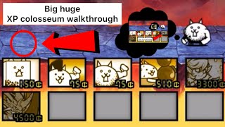 6 units against colosseum xp [Battle Cats]