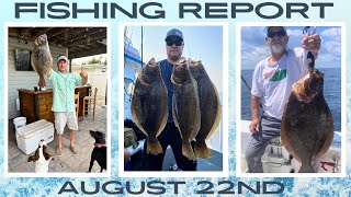 New Jersey Fishing Report August 22nd #fishingreport #fishing #surffishing