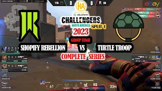 Shopify Rebellion vs Turtle Troop - 2023 Valorant Challengers NA Split 1 - W1D3