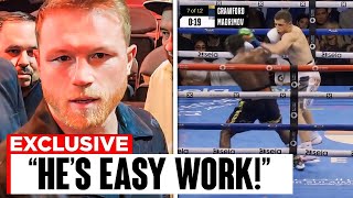 Canelo Issues BRUTAL Warning REACTING To Terence Crawford VS Israil Madrimov..