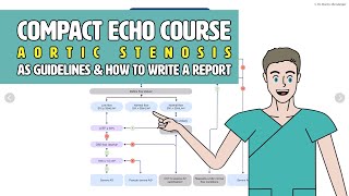 〖Echocardiography〗 Guidelines & how to write your report - Aortic stenosis 💻