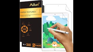 [Ailun] How to Install Paper Textured Screen Protector on iPad 8/iPad 7 (10.2Inch)