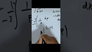 Calculus Simplified Integral of 1 over (7- 3x )  Quick and Easy Solution  #calculus #maths