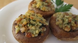 Cheese stuffed mushrooms