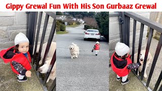 Gippy Grewal Fun With His Son ( Gurbaaz Grewal ) | New Video 2021 | Punjabi Matters