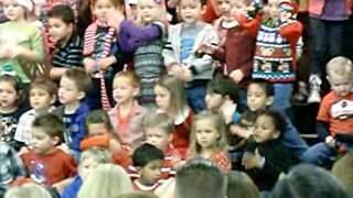 Elizabeth's Kindergarten Christmas Performance 2012 #4