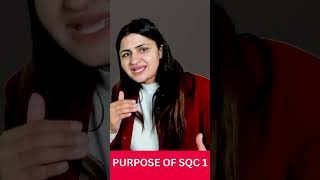 What is Purpose of SQC - 1 || ICAI  ||  SQC 1 || Audit || #shorts I #caexams #cafinalrevision #icai