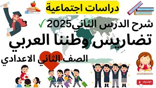 تضاريس وطننا العربي الصف الثاني الاعدادي | الدرس الثاني | 2025