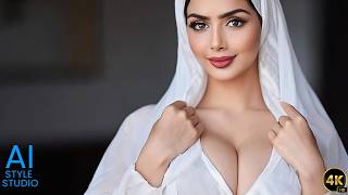 Stunning Hijabi AI Girl with a Beautiful Curvy Figure