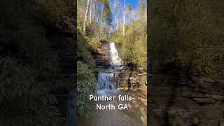 Panther falls is one of 2 waterfalls on the panther falls & Angel falls hike. #northgeorgia #hiking