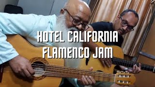 Hotel California Flamenco Jam | The Guitarbaba | Roshan Machado | #shorts