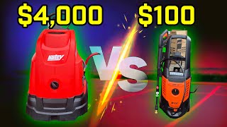 $100 vs $4,000 Electric Pressure Washer