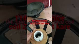 Voicecoil Zig Center Kese kare Voicecoil pasting in speaker #speakerrepair #soundsystem #shortsfeed