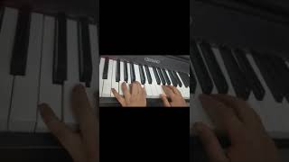 Piano warm up exercise for F major scale