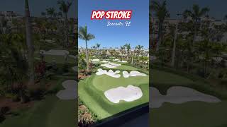 PoP Stroke Putt Putt Golf! ⛳️ #golf #puttputt #florida #sarasota