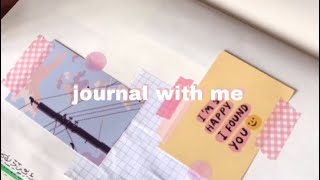 journal with me // pink theme💐