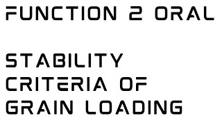 Grain stability criteria , international Grain code IGC CODE , Grain Definition, Solas chapter VI