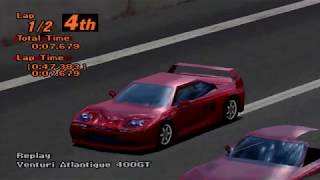 Gran Turismo 2 (PCSXR, 60FPS, 16:9) - RX7, Skyline R34, Impreza WRX & Venturi Atlantique 400GT