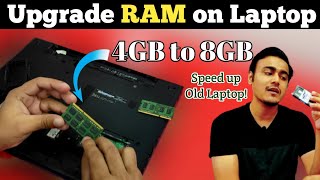 How to Upgrade Ram on Laptop - 4GB to 8GB Ram Upgrade | Dell Inspiron 15 3000 series (3542)