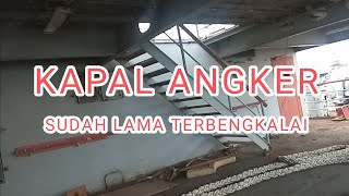 KAPAL ANGKER YG SUDAH LAMA TRBENGKALAI#video #kapallaut