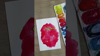 usando sal grosso na aquarela para fazer textura